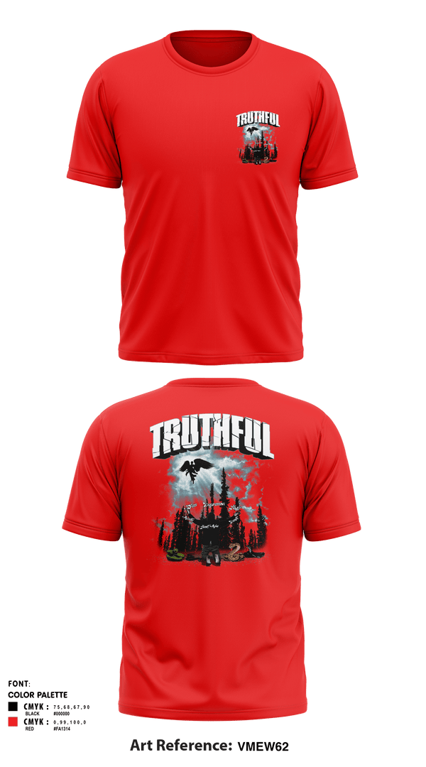 TRUTHFUL-23.LLC 37288792 Short Sleeve Performance Shirt -8