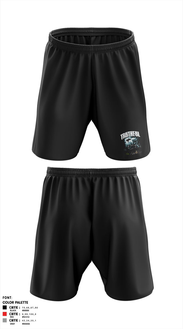 Copy of TRUTHFUL-23.LLC 37288792 Athletic Shorts With Pockets -3