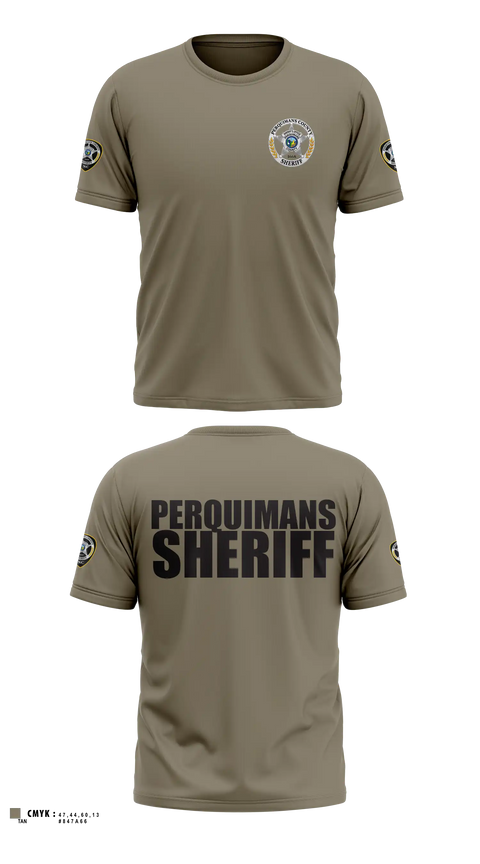 Old School Cotton Shirt, Perquimans County Sheriff's Office, Police, Teamtime, Team time, sublimation, custom sports apparel, team uniforms, spirit wear, spiritwear, sports uniforms, custom shirts, team store, custom team store, fundraiser sports, apparel fundraiser