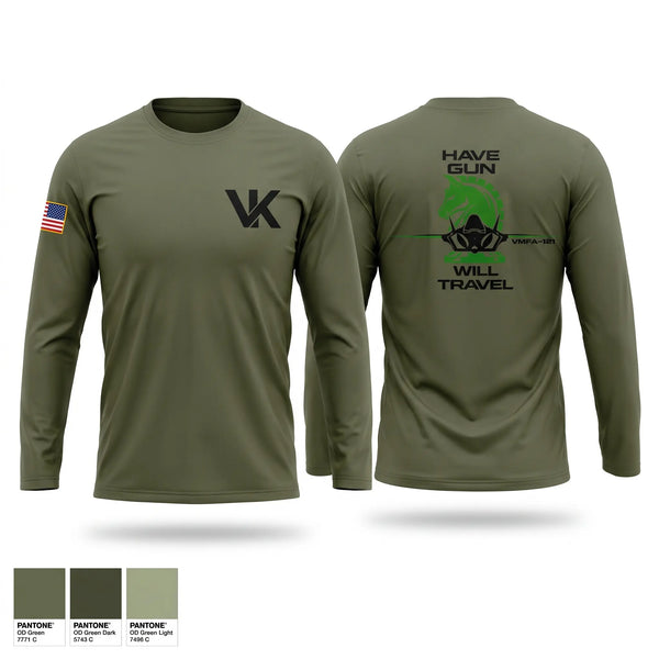 Long Sleeve Performance Shirt, VMFA-121 new, Marines, Teamtime, Team time, sublimation, custom sports apparel, team uniforms, spirit wear, spiritwear, sports uniforms, custom shirts, team store, custom team store, fundraiser sports, apparel fundraiser