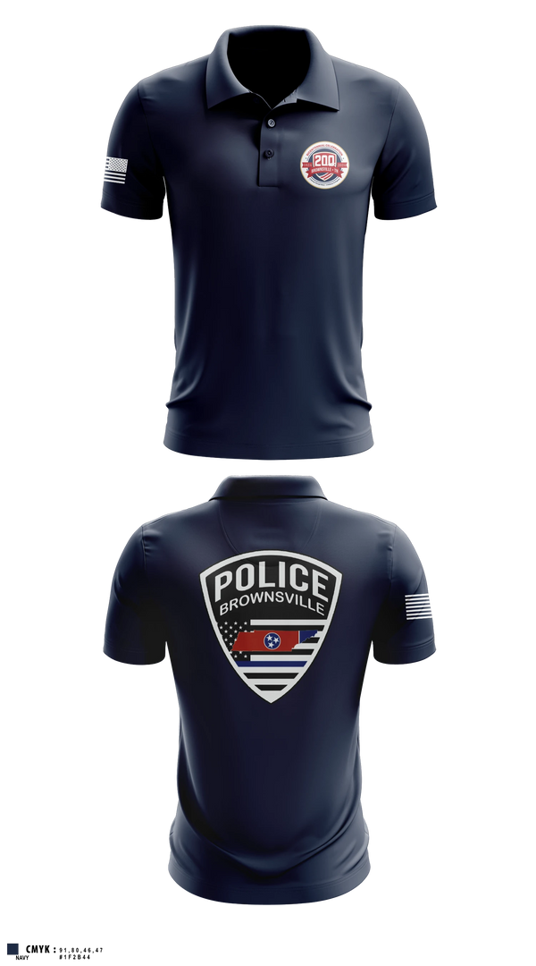 Short Sleeve Performance Polo, Brownsville Police Department, Police, Teamtime, Team time, sublimation, custom sports apparel, team uniforms, spirit wear, spiritwear, sports uniforms, custom shirts, team store, custom team store, fundraiser sports, apparel fundraiser