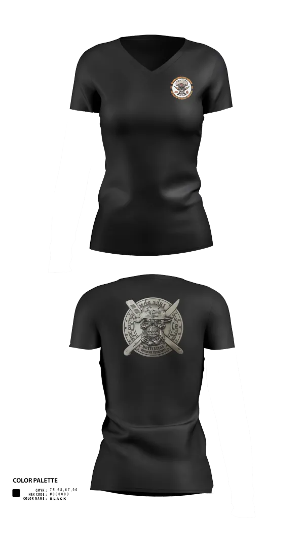 Womens Short Sleeve Vneck Shirt, Marine wing support squadron 273, , Teamtime, Team time, sublimation, custom sports apparel, team uniforms, spirit wear, spiritwear, sports uniforms, custom shirts, team store, custom team store, fundraiser sports, apparel fundraiser