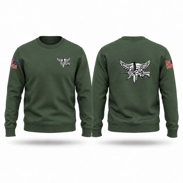 Crew Neck Sweatshirt, SRT, Marines, Teamtime, Team time, sublimation, custom sports apparel, team uniforms, spirit wear, spiritwear, sports uniforms, custom shirts, team store, custom team store, fundraiser sports, apparel fundraiser