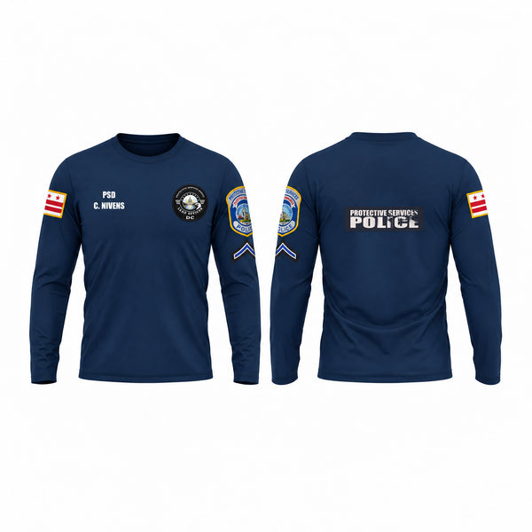 Long Sleeve Performance Shirt, Protective Services Police, Police, Teamtime, Team time, sublimation, custom sports apparel, team uniforms, spirit wear, spiritwear, sports uniforms, custom shirts, team store, custom team store, fundraiser sports, apparel fundraiser