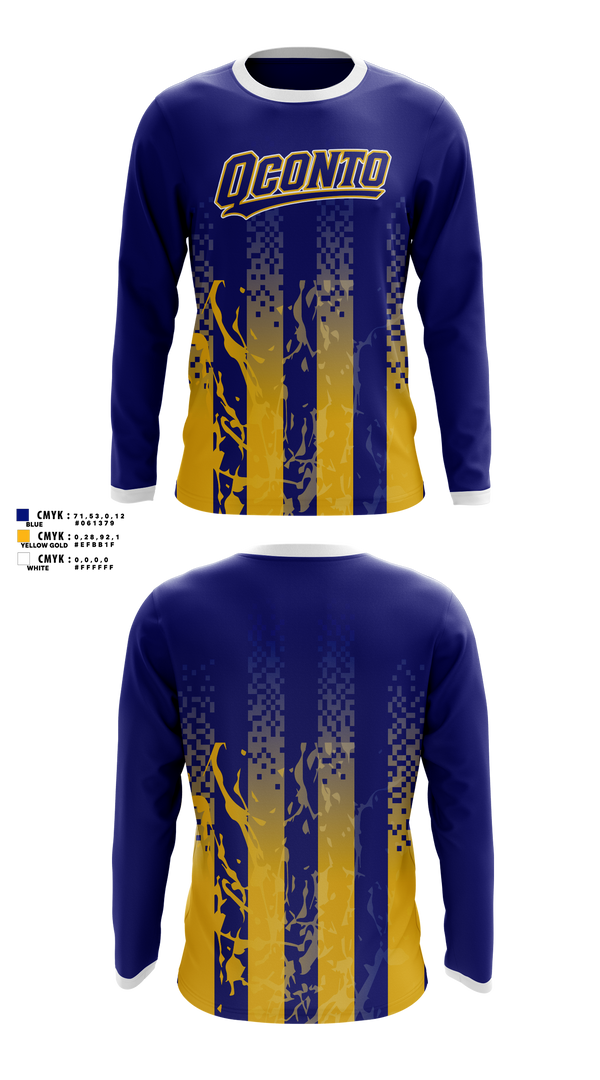 Long Sleeve Performance Shirt, Oconto Baseball, Baseball, Teamtime, Team time, sublimation, custom sports apparel, team uniforms, spirit wear, spiritwear, sports uniforms, custom shirts, team store, custom team store, fundraiser sports, apparel fundraiser