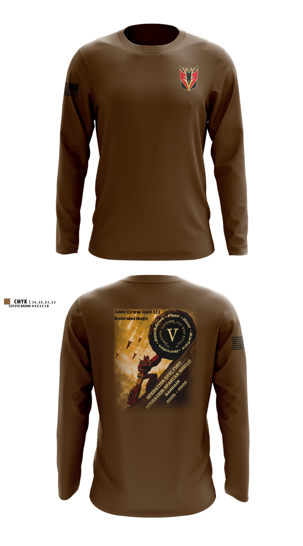 Long Sleeve Performance Shirt, D/2-43, Army, Teamtime, Team time, sublimation, custom sports apparel, team uniforms, spirit wear, spiritwear, sports uniforms, custom shirts, team store, custom team store, fundraiser sports, apparel fundraiser