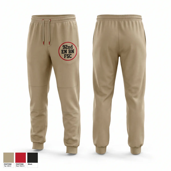Sweatpants, 92nd EN BN, FSC, Army, Teamtime, Team time, sublimation, custom sports apparel, team uniforms, spirit wear, spiritwear, sports uniforms, custom shirts, team store, custom team store, fundraiser sports, apparel fundraiser