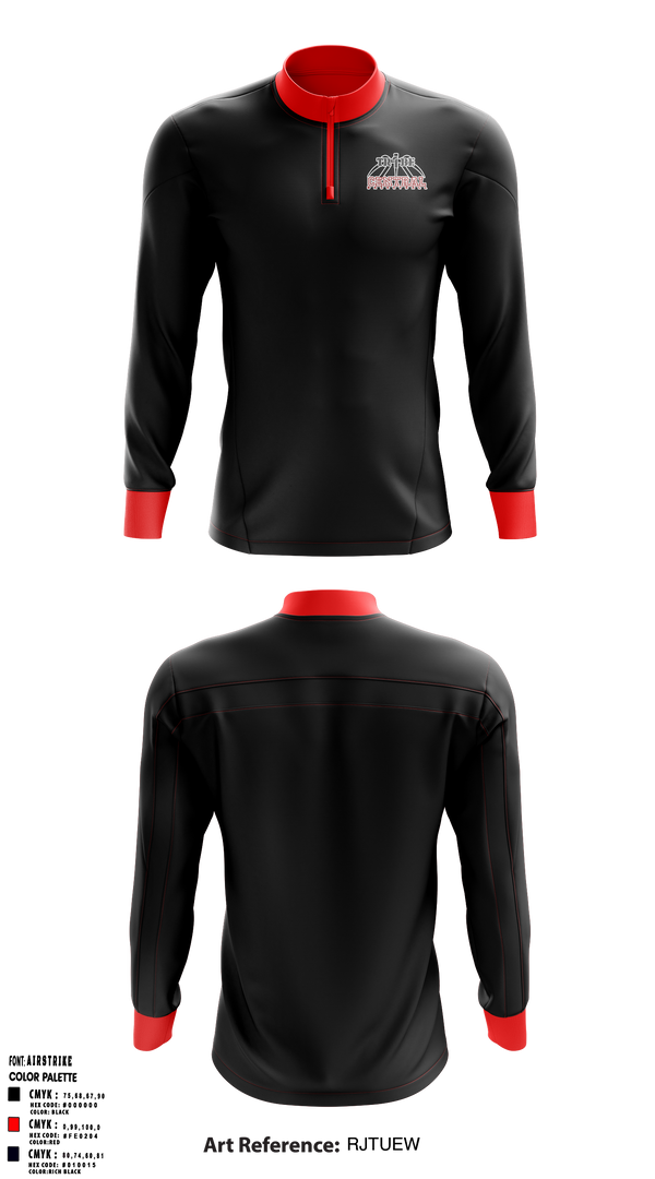Tr1be 16960228 Quarter Zip Jacket - 1