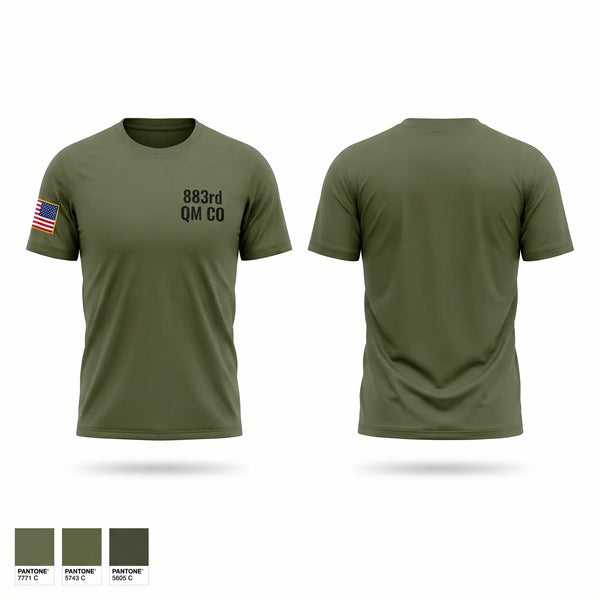 Short Sleeve Performance Shirt, 883rd QM CO, Army, Teamtime, Team time, sublimation, custom sports apparel, team uniforms, spirit wear, spiritwear, sports uniforms, custom shirts, team store, custom team store, fundraiser sports, apparel fundraiser
