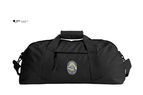 Duffle Bag, GENERIC TEXAS POLICE OFFICER, Police, Teamtime, Team time, sublimation, custom sports apparel, team uniforms, spirit wear, spiritwear, sports uniforms, custom shirts, team store, custom team store, fundraiser sports, apparel fundraiser