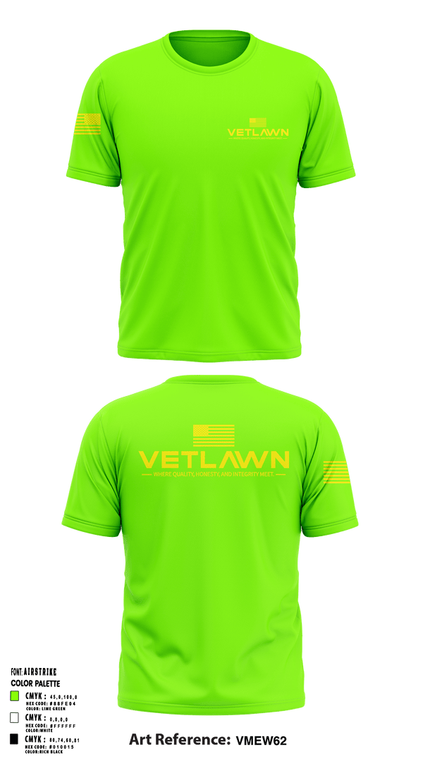 Vetlawn 83001110 Short Sleeve Performance Shirt - 11