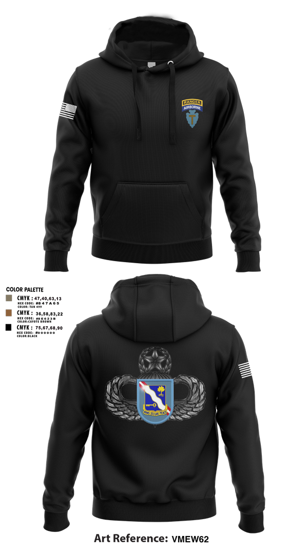 Hoodie, 1-143rd airborne infantry regiment, , Teamtime, Team time, sublimation, custom sports apparel, team uniforms, spirit wear, spiritwear, sports uniforms, custom shirts, team store, custom team store, fundraiser sports, apparel fundraiser