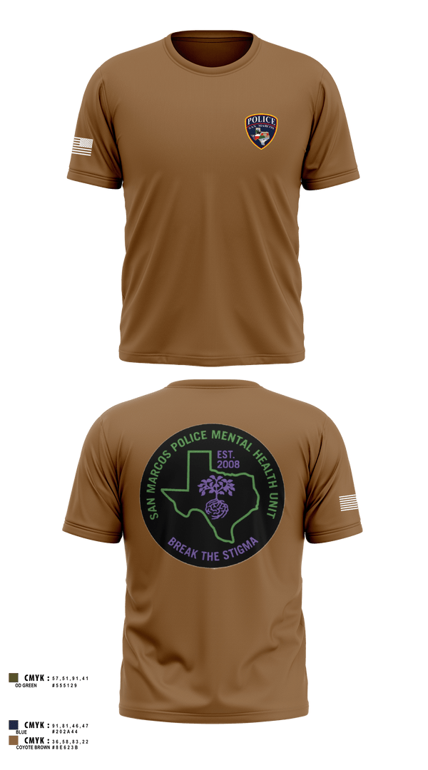 SMPD Mental Health Unit 50608252 Short Sleeve Performance Shirt -3
