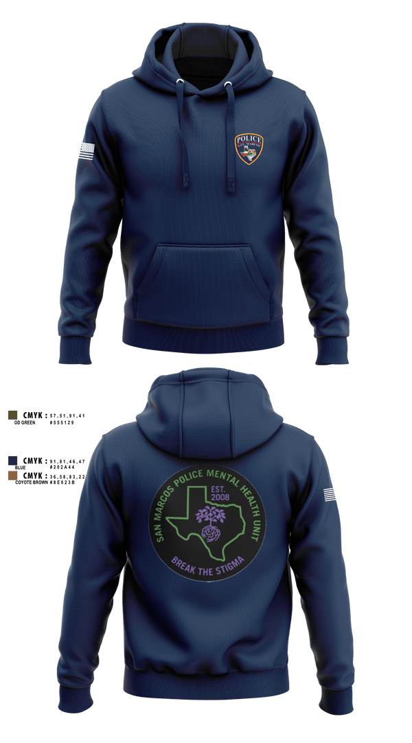 SMPD Mental Health Unit 50608252 Hoodie - 1