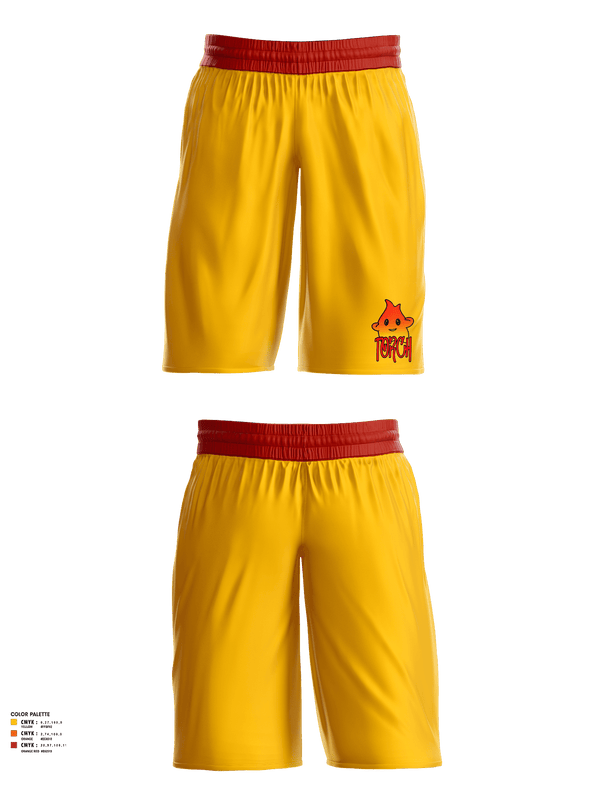 TORCH 1756275 Womens Basketball Shorts -1