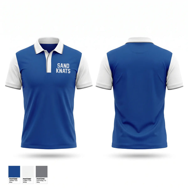 Short Sleeve Performance Polo, Sand Knats, Baseball, Teamtime, Team time, sublimation, custom sports apparel, team uniforms, spirit wear, spiritwear, sports uniforms, custom shirts, team store, custom team store, fundraiser sports, apparel fundraiser