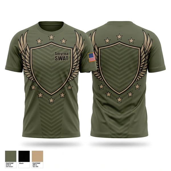 Short Sleeve Performance Shirt, Smyrna SWAT, Police, Teamtime, Team time, sublimation, custom sports apparel, team uniforms, spirit wear, spiritwear, sports uniforms, custom shirts, team store, custom team store, fundraiser sports, apparel fundraiser