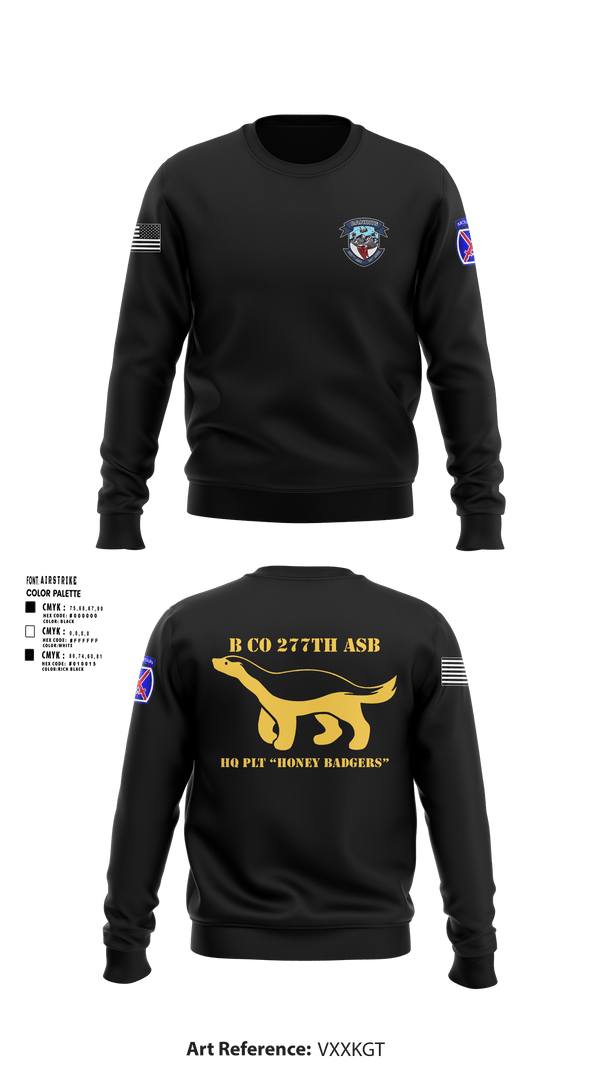 B CO 277 ASB HQ 9127961 Crew Neck Sweatshirt - 2