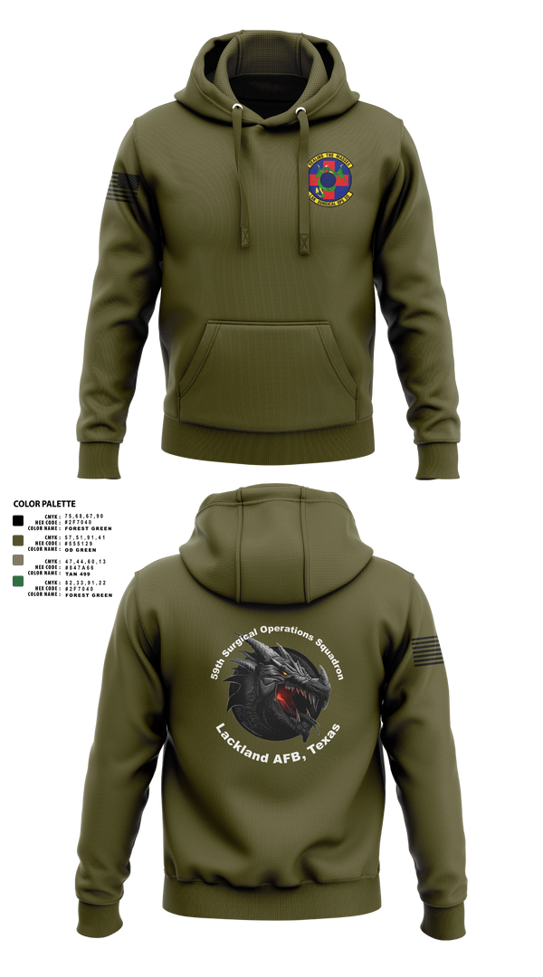 Hoodie, 59th Surgical Operations Squadron, Air Force, Teamtime, Team time, sublimation, custom sports apparel, team uniforms, spirit wear, spiritwear, sports uniforms, custom shirts, team store, custom team store, fundraiser sports, apparel fundraiser