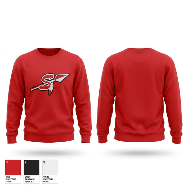 Crew Neck Sweatshirt, Severn Baseball, Baseball, Teamtime, Team time, sublimation, custom sports apparel, team uniforms, spirit wear, spiritwear, sports uniforms, custom shirts, team store, custom team store, fundraiser sports, apparel fundraiser