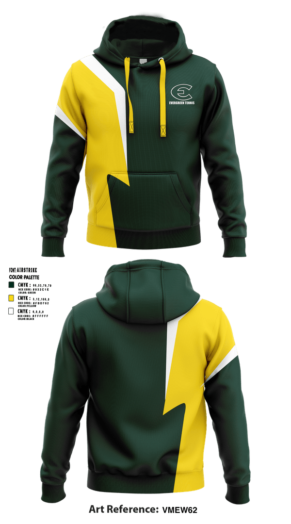 Hoodie, Evergreen High School Tennis, Tennis, Teamtime, Team time, sublimation, custom sports apparel, team uniforms, spirit wear, spiritwear, sports uniforms, custom shirts, team store, custom team store, fundraiser sports, apparel fundraiser