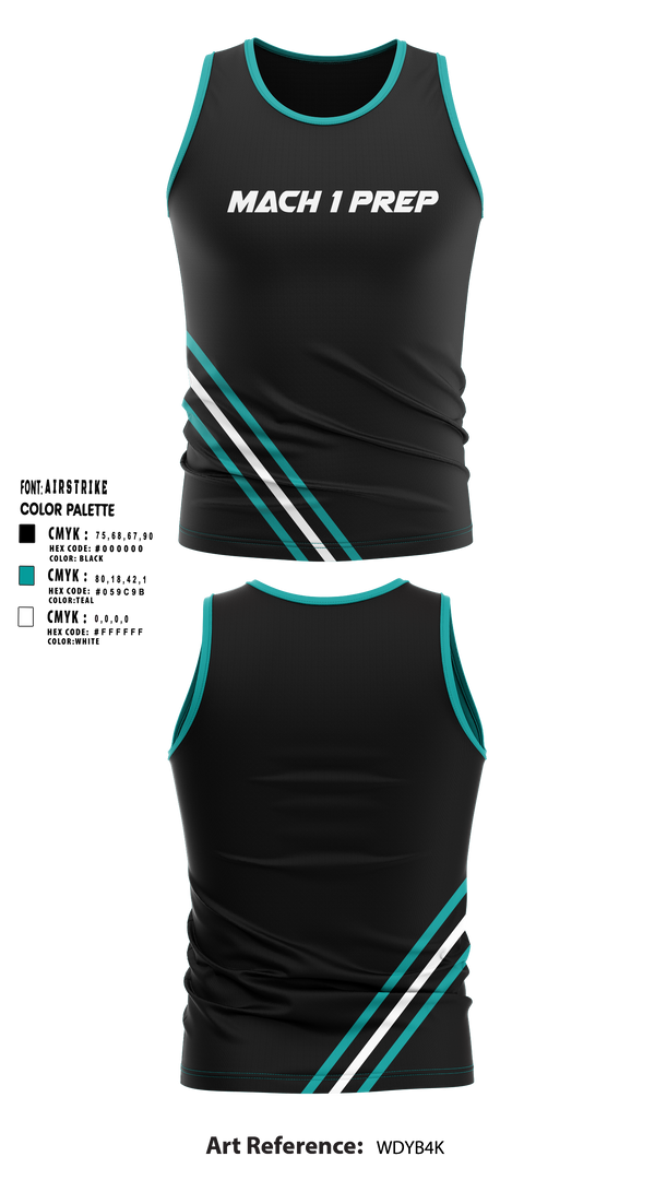 Tank Top, Mach 1 Prep, Track & Field, Teamtime, Team time, sublimation, custom sports apparel, team uniforms, spirit wear, spiritwear, sports uniforms, custom shirts, team store, custom team store, fundraiser sports, apparel fundraiser