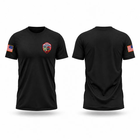 Old School Cotton Feel Shirt, Waterloo, Fire Department, Teamtime, Team time, sublimation, custom sports apparel, team uniforms, spirit wear, spiritwear, sports uniforms, custom shirts, team store, custom team store, fundraiser sports, apparel fundraiser