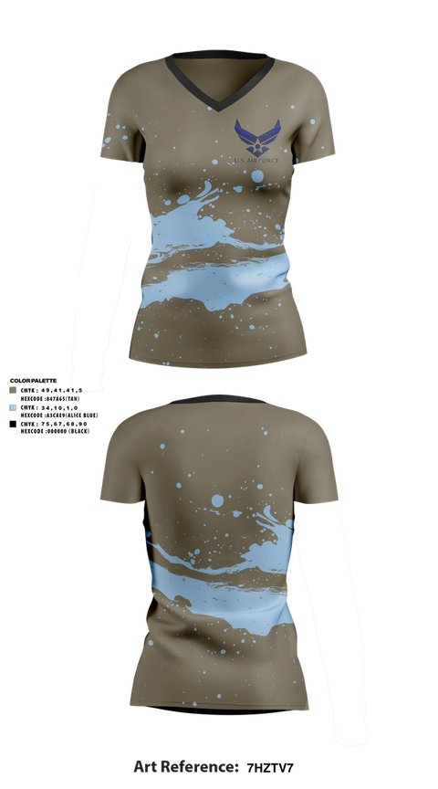 Womens Short Sleeve Vneck Shirt, Team Robbins, Softball, Teamtime, Team time, sublimation, custom sports apparel, team uniforms, spirit wear, spiritwear, sports uniforms, custom shirts, team store, custom team store, fundraiser sports, apparel fundraiser
