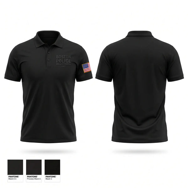 Short Sleeve Performance Polo, Boston Police Harbor Patrol Unit, Police, Teamtime, Team time, sublimation, custom sports apparel, team uniforms, spirit wear, spiritwear, sports uniforms, custom shirts, team store, custom team store, fundraiser sports, apparel fundraiser
