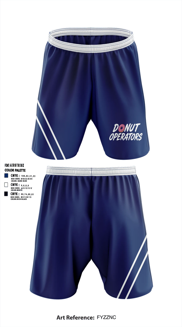 Athletic Shorts With Pockets, Donut Operators, Baseball, Teamtime, Team time, sublimation, custom sports apparel, team uniforms, spirit wear, spiritwear, sports uniforms, custom shirts, team store, custom team store, fundraiser sports, apparel fundraiser