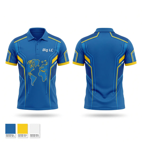 Short Sleeve Performance Polo, Big LC, Cheer, Teamtime, Team time, sublimation, custom sports apparel, team uniforms, spirit wear, spiritwear, sports uniforms, custom shirts, team store, custom team store, fundraiser sports, apparel fundraiser