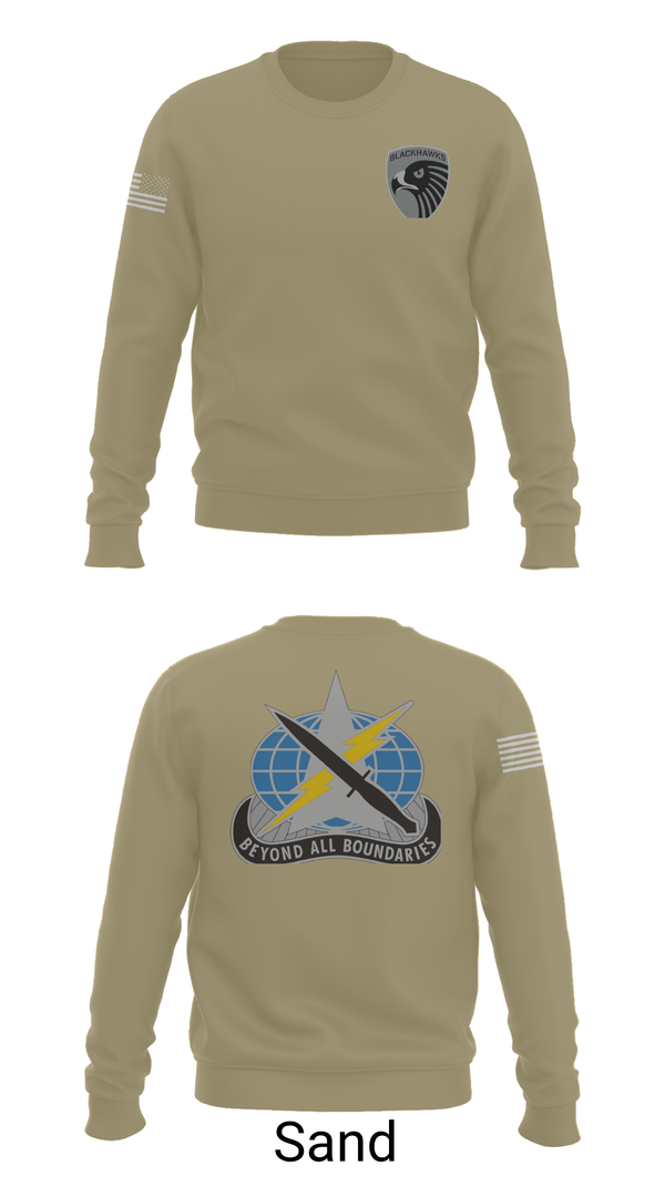Crew Neck Sweatshirt, 743rd MI BN, , Teamtime, Team time, sublimation, custom sports apparel, team uniforms, spirit wear, spiritwear, sports uniforms, custom shirts, team store, custom team store, fundraiser sports, apparel fundraiser