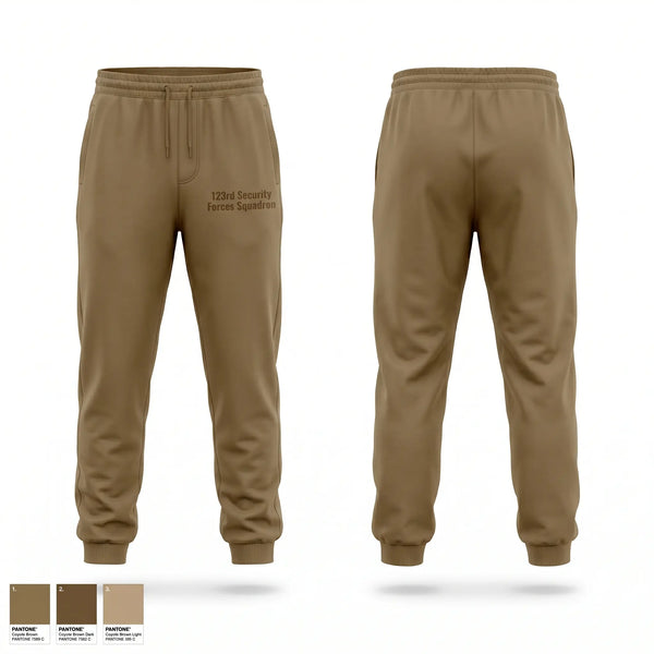 Sweatpants, 123rd Security Forces Squadron, Air Force, Teamtime, Team time, sublimation, custom sports apparel, team uniforms, spirit wear, spiritwear, sports uniforms, custom shirts, team store, custom team store, fundraiser sports, apparel fundraiser