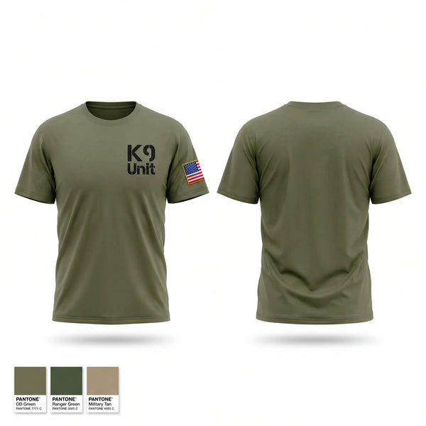 Old School Cotton Feel Shirt, K-9 Unit, Police, Teamtime, Team time, sublimation, custom sports apparel, team uniforms, spirit wear, spiritwear, sports uniforms, custom shirts, team store, custom team store, fundraiser sports, apparel fundraiser