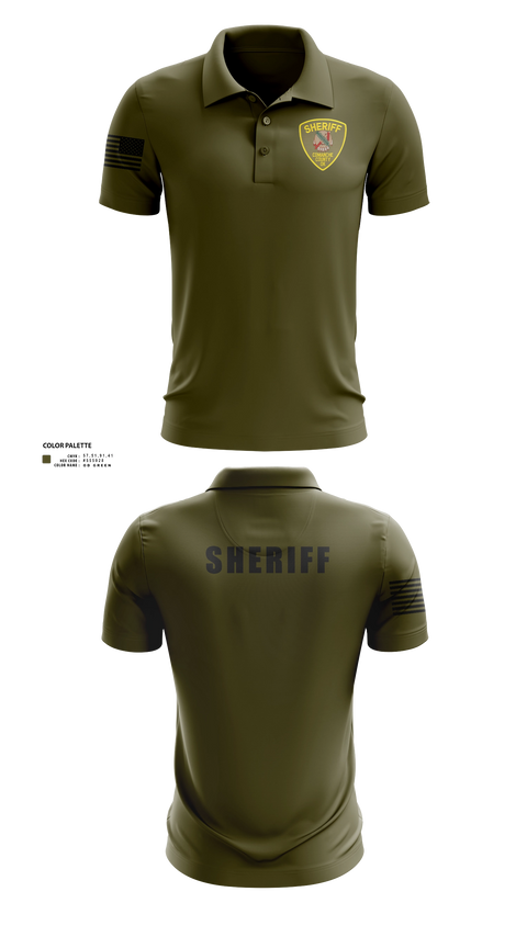 Short Sleeve Performance Polo, Comanche County Sheriffs Office, Police, Teamtime, Team time, sublimation, custom sports apparel, team uniforms, spirit wear, spiritwear, sports uniforms, custom shirts, team store, custom team store, fundraiser sports, apparel fundraiser
