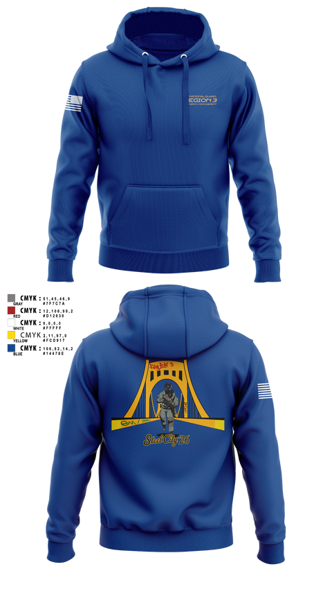 Hoodie, 171st Emergency Management Flight, , Teamtime, Team time, sublimation, custom sports apparel, team uniforms, spirit wear, spiritwear, sports uniforms, custom shirts, team store, custom team store, fundraiser sports, apparel fundraiser