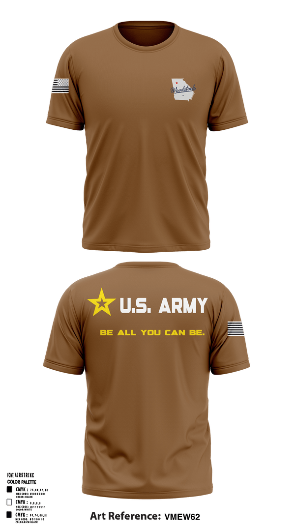 Woodstock Recruiting Center Short Sleeve Performance Shirt -1