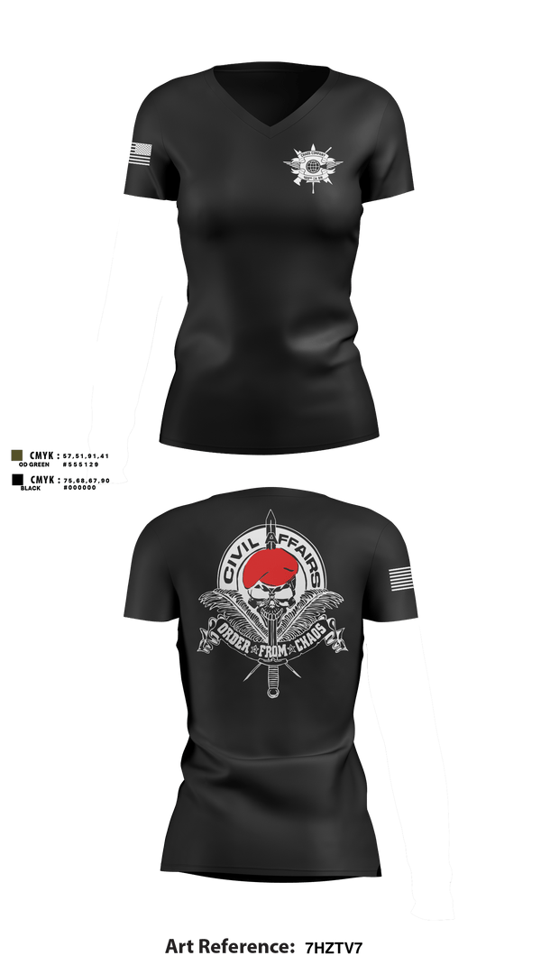Womens Short Sleeve Vneck Shirt, Joint Medical Unit, Army, Teamtime, Team time, sublimation, custom sports apparel, team uniforms, spirit wear, spiritwear, sports uniforms, custom shirts, team store, custom team store, fundraiser sports, apparel fundraiser