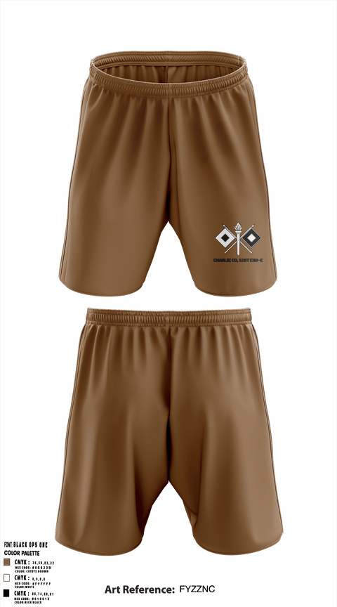 C Co, 51st ESB-E 54030121 Athletic Shorts With Pockets - 1