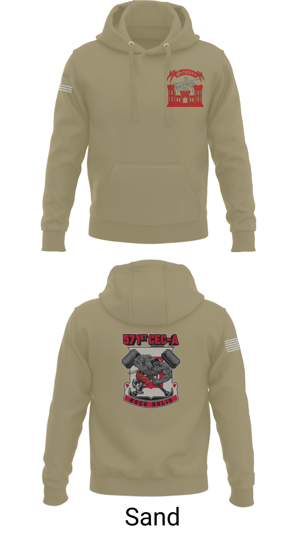 Hoodie, 571st CEC-A, , Teamtime, Team time, sublimation, custom sports apparel, team uniforms, spirit wear, spiritwear, sports uniforms, custom shirts, team store, custom team store, fundraiser sports, apparel fundraiser
