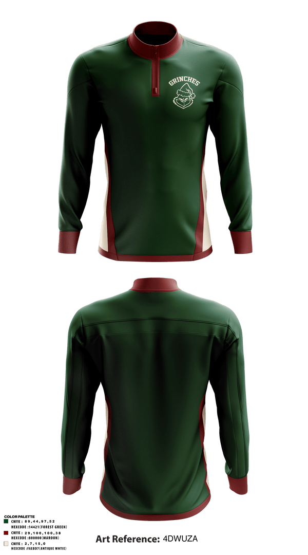 GRINCHES 25708713 Quarter Zip Jacket - 2