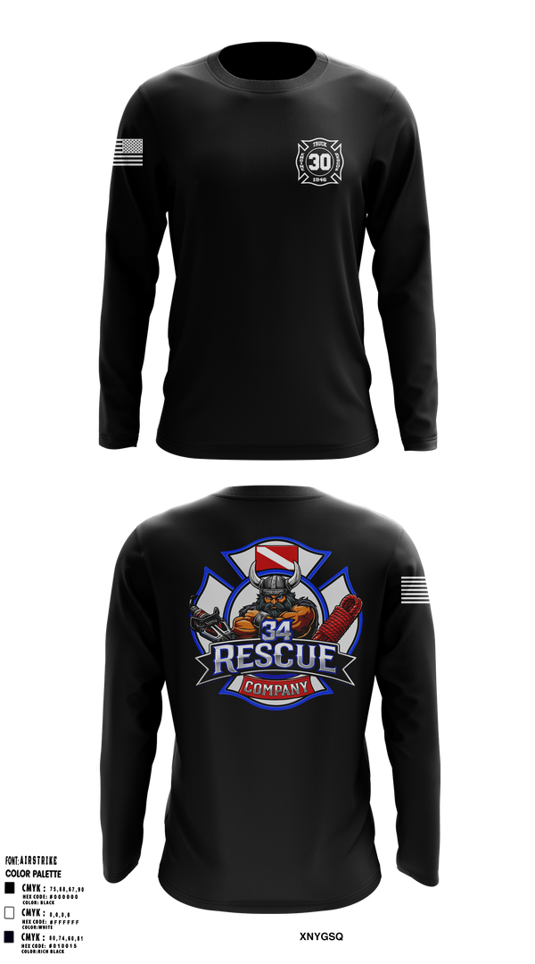 Ripley vol. fire dept 96046558 Long Sleeve Performance Shirt 4