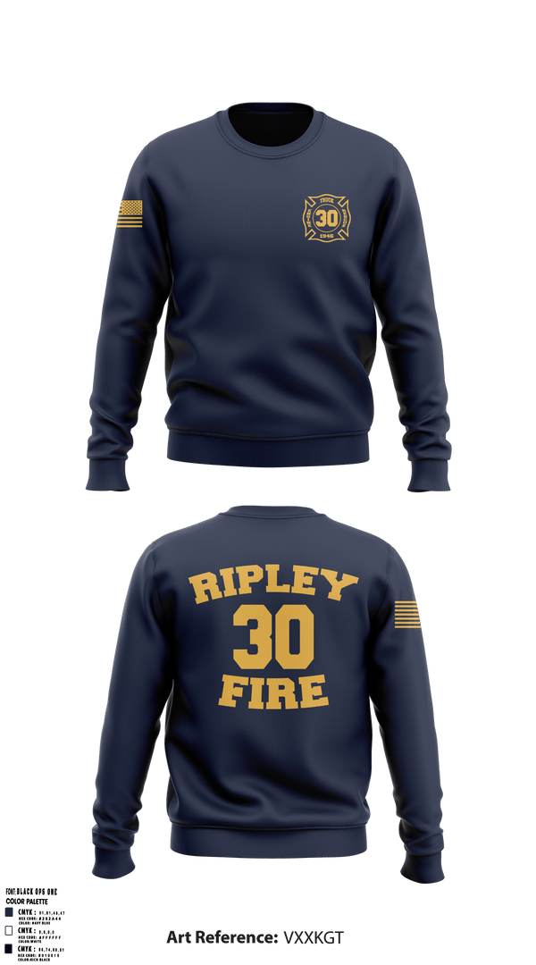 Ripley vol. fire dept 96046558 Crew Neck Sweatshirt - 2