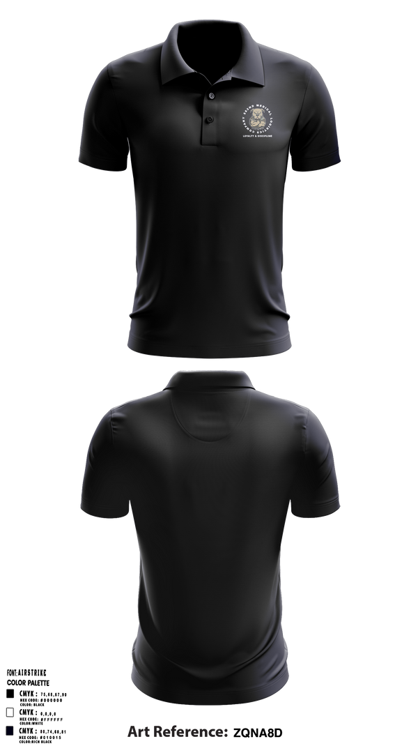 582nd MLC 28327746 Short Sleeve Performance Polo - 6