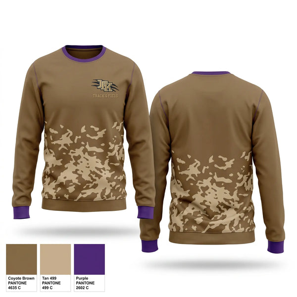 Crew Neck Sweatshirt, Cougars, Track & Field, Teamtime, Team time, sublimation, custom sports apparel, team uniforms, spirit wear, spiritwear, sports uniforms, custom shirts, team store, custom team store, fundraiser sports, apparel fundraiser