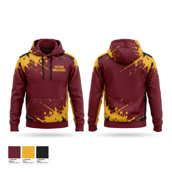 Hoodie, TAFUNA WARRIORS, , Teamtime, Team time, sublimation, custom sports apparel, team uniforms, spirit wear, spiritwear, sports uniforms, custom shirts, team store, custom team store, fundraiser sports, apparel fundraiser