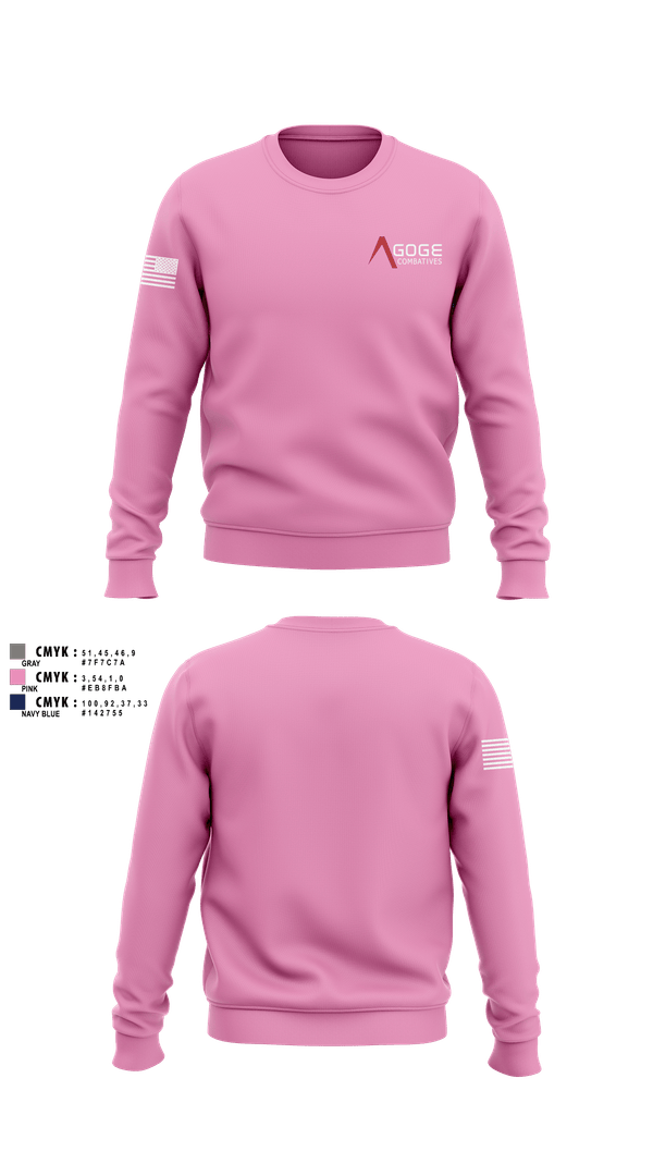 Crew Neck Sweatshirt, Agoge Combatives, , Teamtime, Team time, sublimation, custom sports apparel, team uniforms, spirit wear, spiritwear, sports uniforms, custom shirts, team store, custom team store, fundraiser sports, apparel fundraiser