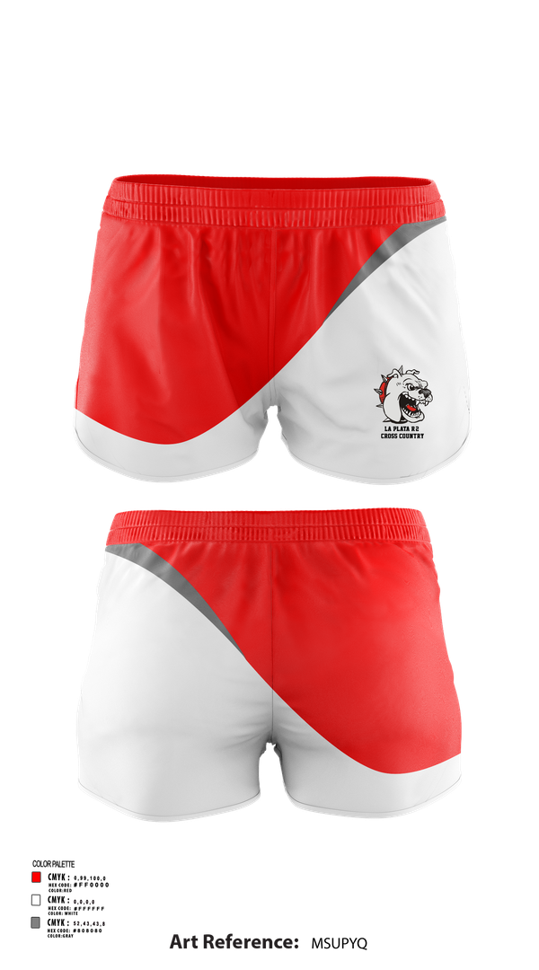 Womens Shorts, La Plata R-2 Cross Country, Cross Country, Teamtime, Team time, sublimation, custom sports apparel, team uniforms, spirit wear, spiritwear, sports uniforms, custom shirts, team store, custom team store, fundraiser sports, apparel fundraiser