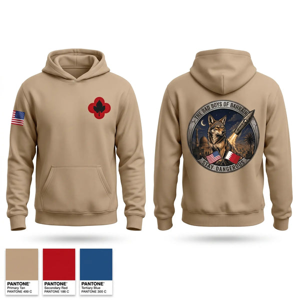 Hoodie, 143rd RSG (Bahrain), National Guard, Teamtime, Team time, sublimation, custom sports apparel, team uniforms, spirit wear, spiritwear, sports uniforms, custom shirts, team store, custom team store, fundraiser sports, apparel fundraiser