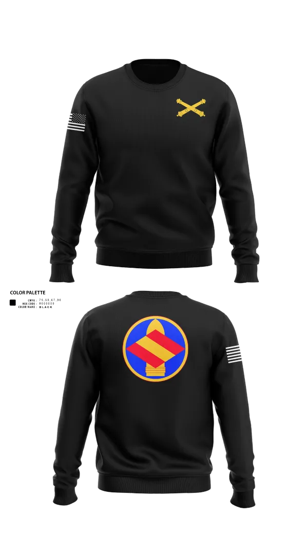 Crew Neck Sweatshirt, HQ 142 FA BDE, National Guard, Teamtime, Team time, sublimation, custom sports apparel, team uniforms, spirit wear, spiritwear, sports uniforms, custom shirts, team store, custom team store, fundraiser sports, apparel fundraiser